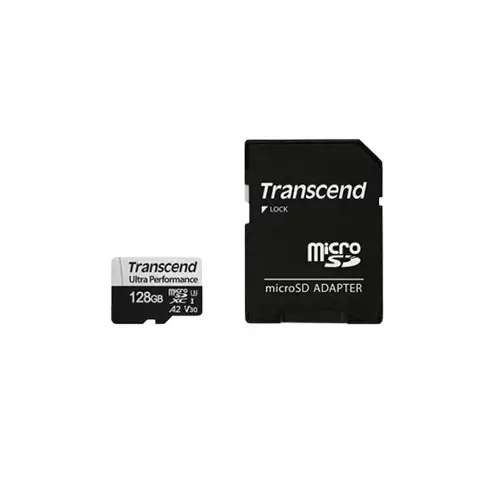 Transcend 340S UHS-I 128GB Ultra Performance MicroSD Memory Card - 1