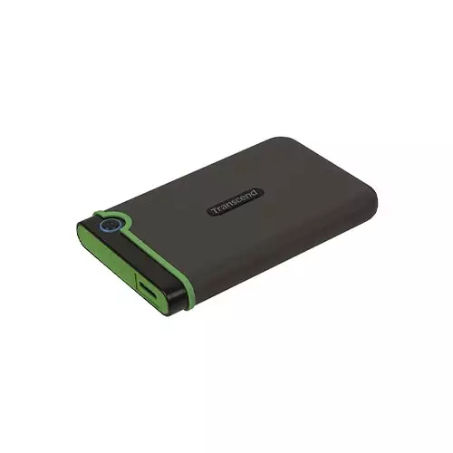 Transcend StoreJet 25M3S 1TB Portable Hard Disk Drive (Military Green Slim) - 2