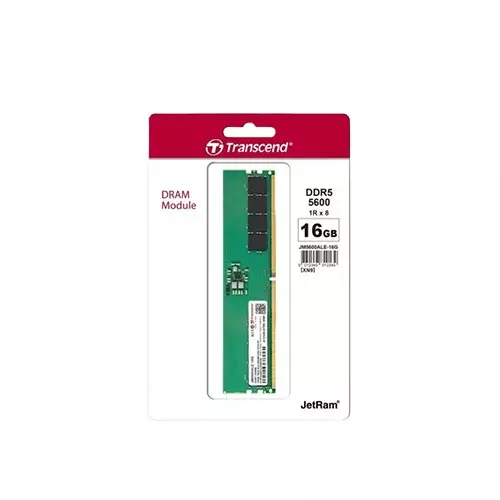 Transcend JM5600ALE-16G 16GB DDR5 5600MHz U-DIMM Desktop RAM - 1