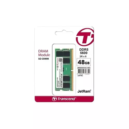 Transcend JM5600ASE-48G 48GB DDR5 5600Mhz SO-DIMM Laptop RAM - 1
