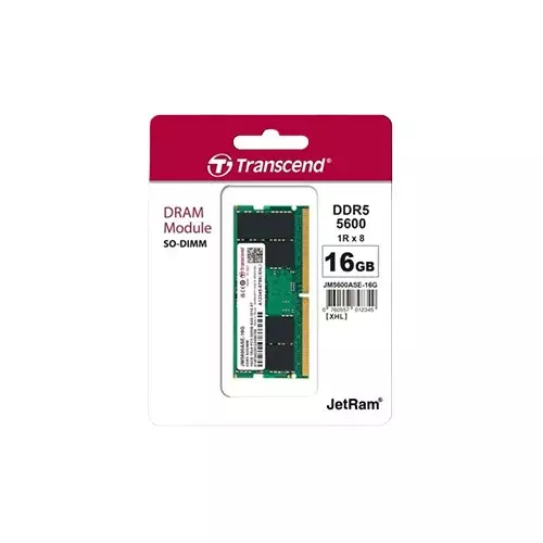 Transcend JM5600ASE-16G 16GB DDR5 5600Mhz SO-DIMM Laptop RAM - 1