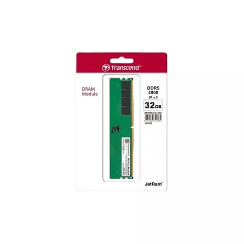 Transcend JM4800ALE-32G 32GB DDR5 4800MHz UDIMM Desktop RAM - 1