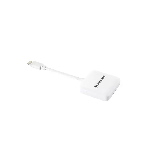 Transcend TS-RDA2W Memory Card Reader with Lightning Connector - 0