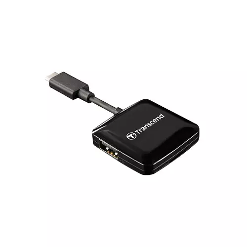 Transcend RDC2K USB Type-C Black Memory Card Reader-1