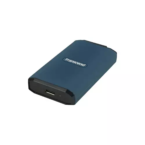 Transcend ESD410C 1TB USB 3.2 Gen 2 Type-C to A Portable SSD (Dark Blue)-1