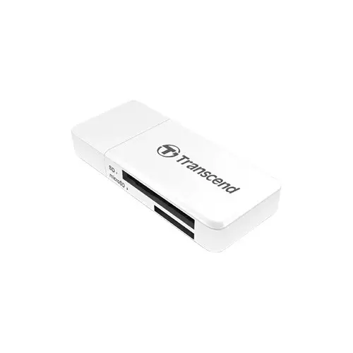 Transcend TS-RDF5W USB 3.1 Gen 1 Card Reader (White) - 1