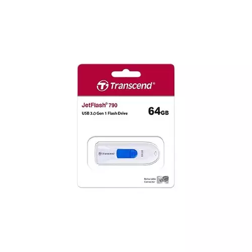 Transcend JF790 64GB USB 3.0 White Pen Drive-2