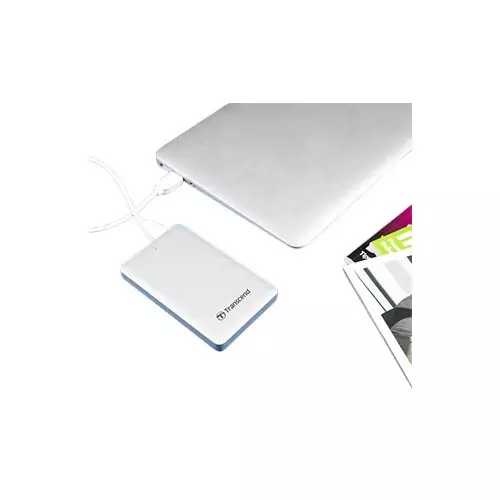 Transcend SJM500 256GB USB 3.0 Portable External SSD with Thunderbolt - 4