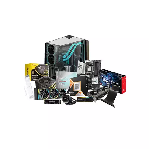 AMD Ryzen 7 9800X3D MSi B850 GAMING PLUS WIFI Motherboard 32GB RAM 1TB SSD Gaming PC with NITRO+ AMD Radeon RX 9070 XT Graphic