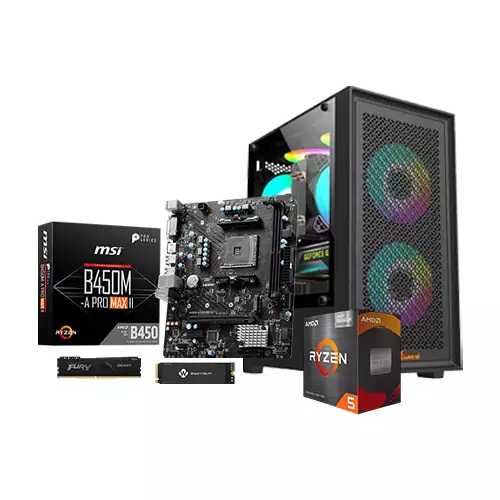AMD Ryzen 5 5600GT MSI B450M-A PRO MAX II 8GB RAM 256GB SSD Gaming PC