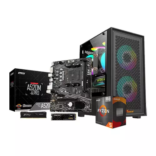 AMD Ryzen 5 5600GT MSI A520M-A PRO 8GB RAM 512GB SSD Gaming PC