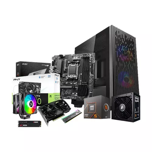 AMD Ryzen 5 8400F MSI PRO B650M-P 16GB RAM 1TB SSD Gaming PC with PNY RTX 5060 8GB OC Graphics