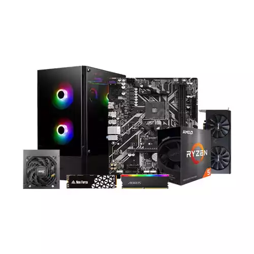 AMD Ryzen 5 5600 B450M K AMD DDR4 8GB RAM 256GB SSD Gaming Desktop PC With Intel Arc A580 Index 8G