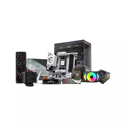 AMD Ryzen 7 9700X B850M GAMING PLUS WIFI6E 16GB RAM 1TB SSD Gaming Desktop PC With Reaper AMD Radeon RX 9070 XT