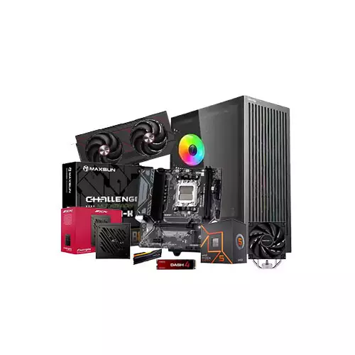 AMD Ryzen 7 7700 16GB RAM 500GB SSD Gaming Desktop PC With Sapphire RX 9060 XT 16GB Pulse