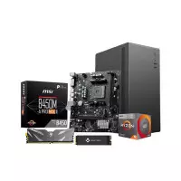 AMD Ryzen 5 3400G B450M-A PRO MAX II 8GB RAM 256GB SSD Desktop PC