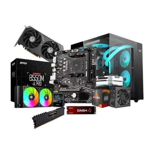 AMD RYZEN 7 5700X 8 Core B550M-A PRO 16GB RAM 512GB SSD Gaming PC