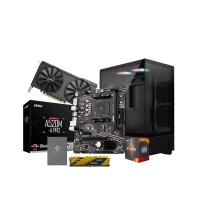 AMD Ryzen 5 5500 A520M-A PRO 8GB RAM DDR4 256GB SSD Gaming PC With INTEL ARC A380 INDEX
