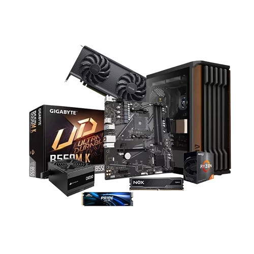 AMD Ryzen 5 5600 B550M K AM4 8GB RAM DDR4 512GB SSD Gaming PC With Intel Arc B570 Index 10GB