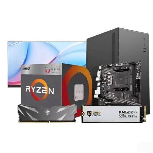 AMD Ryzen 5 2400G MSI A520M-A PRO 8GB RAM 256GB SSD Gaming PC