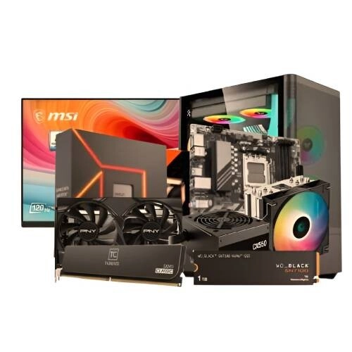 AMD Ryzen 7 7700 GIGABYTE B850M D3HP GeForce RTX 5060 8GB OC Dual Fan 16GB RAM 1TB SSD Gaming PC