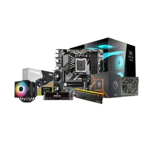 AMD Ryzen 7 7700 Processor B650M K AM5 Motherboard 16GB DDR5 RAM  500GB SSD GeForce RTX 5060 Twin Edge 8GB Graphics Gaming PC