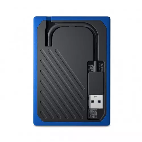 Western Digital My Passport Go Cobalt 500GB External SSD - 1