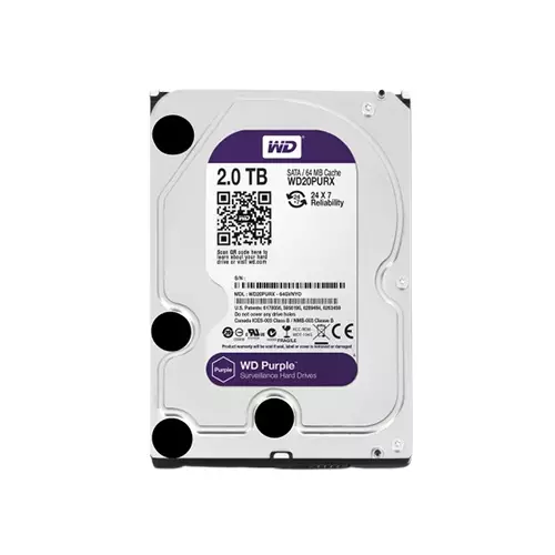 WESTERN DIGITAL 2TB PURPLE SURVEILLANCE HDD