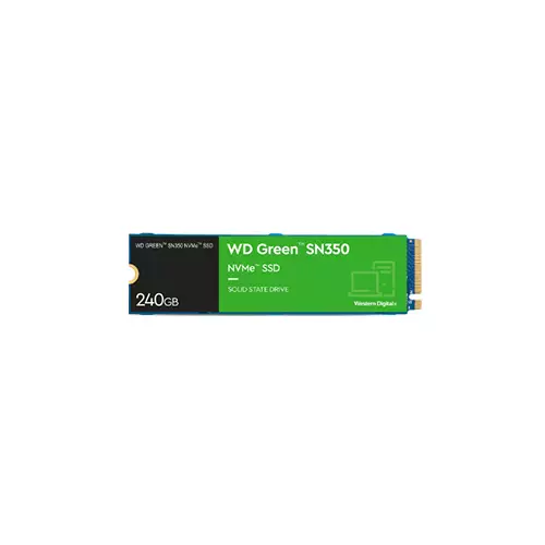WESTERN DIGITAL GREEN SN350 240GB M.2 NVME GEN3 SSD-gallery-2