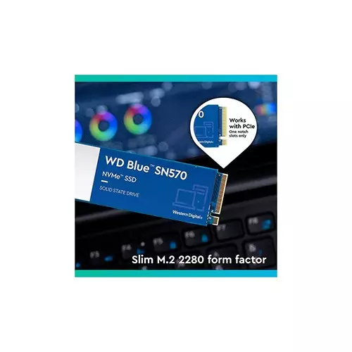 Western Digital Blue SN570 1TB M.2 2280 Gen 3.0 x4 NVMe SSD-gallery-2