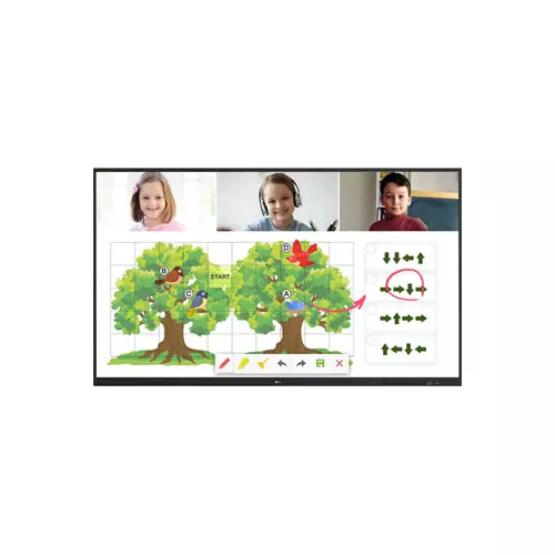 LG CREATEBOARD TR3DJ-B SERIES 75 INCH IPS 4K IR MULTI-TOUCH WHITEBOARD INTERACTIVE DISPLAY