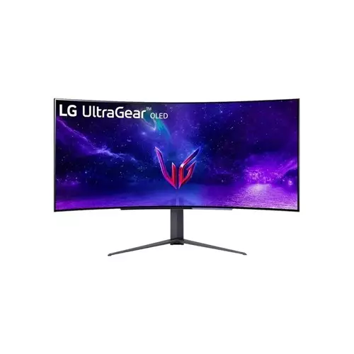 LG 45GR95QE-B 45-Inch UltraGear WQHD OLED 240Hz Curved Gaming Monitor