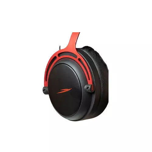 Ascend Air 7.1 channel Ultra lightweight Gaming Red Headphone - 1