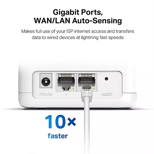 Mercusys Halo H30G AC1300 Dual Band 2 Pack Gigabit Mesh Router - 0