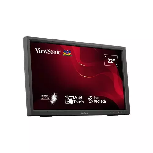 ViewSonic TD2223 22-Inch Full HD HDMI VGA DVI USB-B Dual USB-A Audio IR Touch Monitor - 1