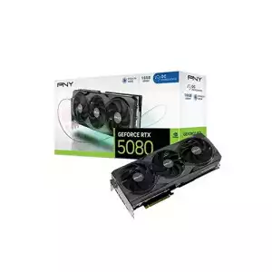 PNY NVIDIA GeForce RTX 5080 Triple Fan 16GB GDDR7 Graphics Card
