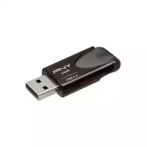 PNY Elite Turbo Attache 4 64GB USB 3.2 Pen Drive