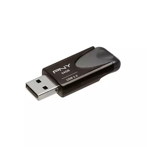 PNY Elite Turbo Attache 4 64GB USB 3.2 Pen Drive