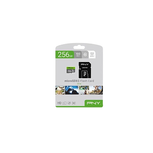 PNY 256GBElite Class 10 U1 microSDXC Memory Card - 2