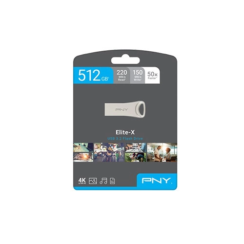 PNY Elite-X USB 3.2 Gen 1 512GB Pen Drive - 4