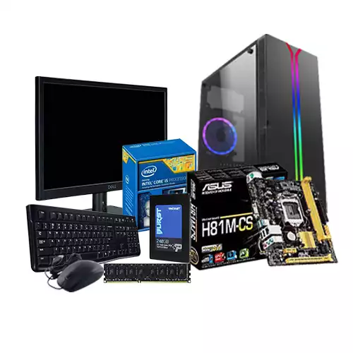 Intel Core i5 -4th gen 8GB RAM 240GB SSD Office PC