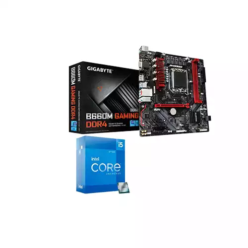 INTEL CORE I5-12400 PROCESSOR AND Gigabyte B660M GAMING DDR4 MOTHERBOARD COMBO