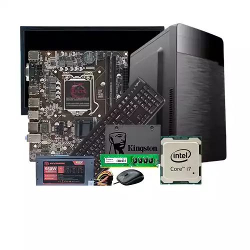 INTEL CORE I7 7TH GEN AFOX IH110D4-MA2 8GB RAM 240GB SSD 18.5 INCH MONITOR CORPORATE PC