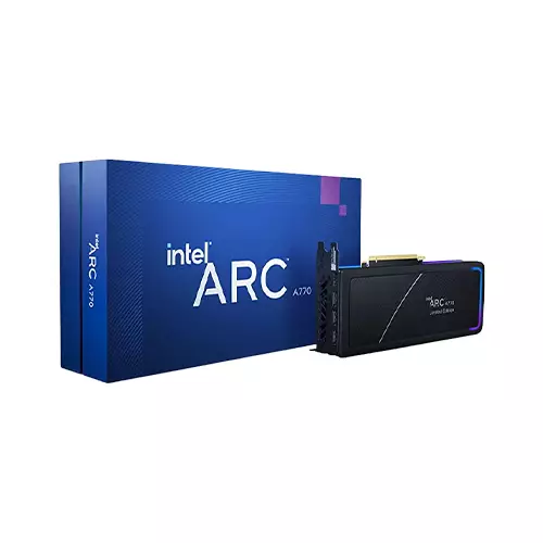 INTEL ARC A770 LIMITED EDITION DUAL FAN 16GB GDDR6 GRAPHICS CARD