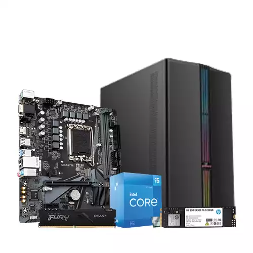 INTEL CORE I5 12TH GEN GIGABYTE H610M H 8GB RAM 250GB SSD BUDGET PC