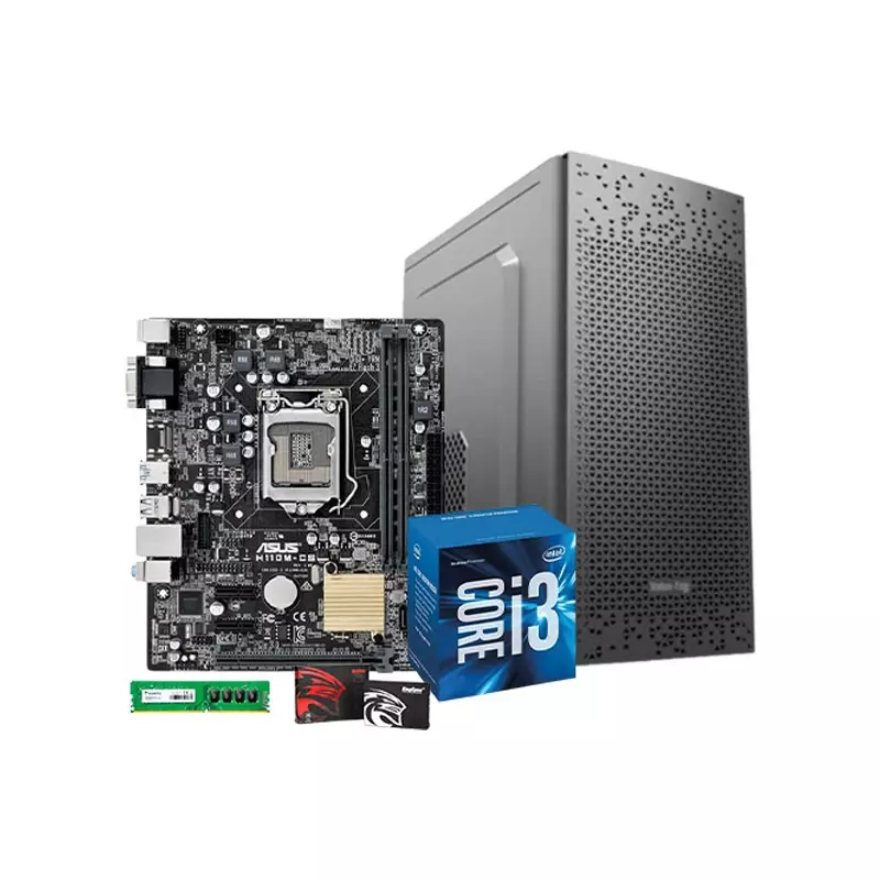 Intel Core I3 H110DA1 Motherboard 8GB RAM 256GB SSD Corporate PC
