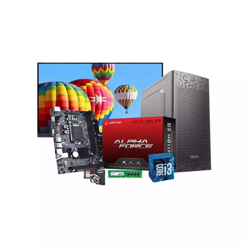 Intel Core I3 AK-H110M Motherboard 8GB RAM 256GB SSD Corporate PC