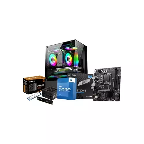 INTEL CORE I5 13400 MSI PRO B760M-E Motherboard 16GB RAM 500GB SSD Desktop PC