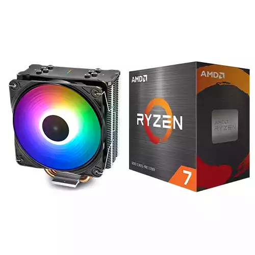 AMD RYZEN 7 5800X PROCESSOR WITH DEEPCOOL GAMMAXX GT ARGB CPU COOLER