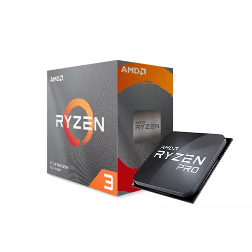 AMD RYZEN 3 PRO 4350G CORES 4 THREADS 8 AM4 Socket PROCESSOR
